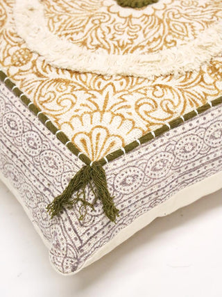 Mandala Embroidered Cushion Multi Colour 45X45CM