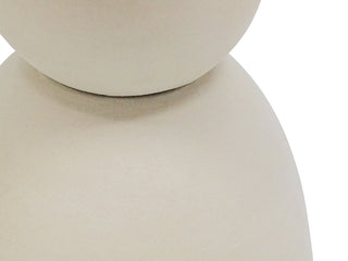 Stoneleigh & Roberson Sultan White Cement Rendered Side Table