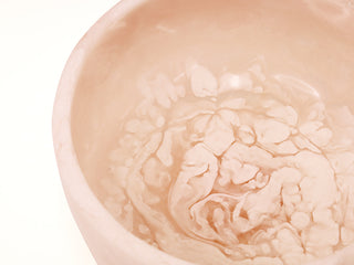 Aura Resin Decor Bowl Milky White 28X15CM