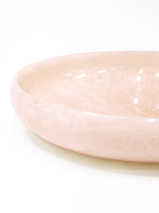 Aura Resin Decor Bowl Milky White 33X9CM