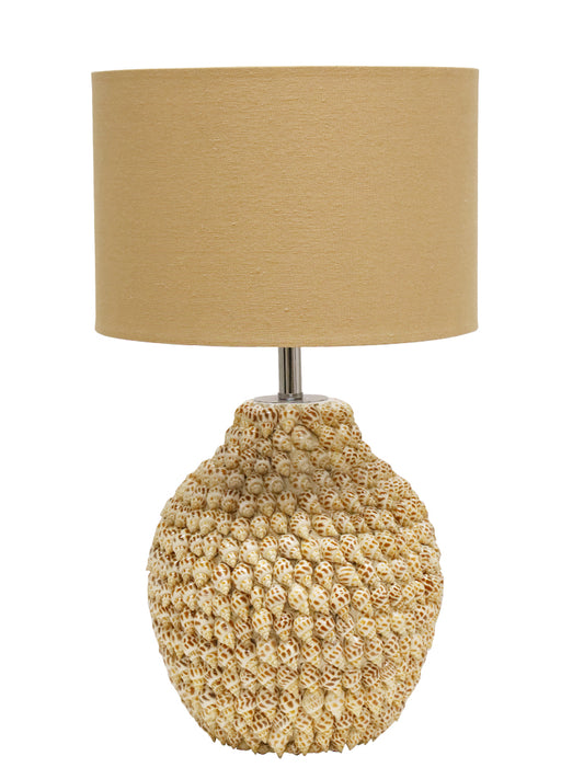 Reiki shell table lamp natural