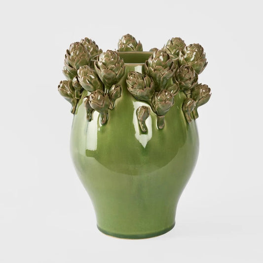 Artichoke Green Vase