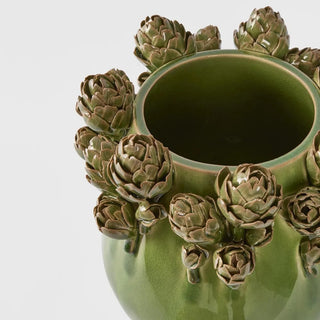 Artichoke Green Vase