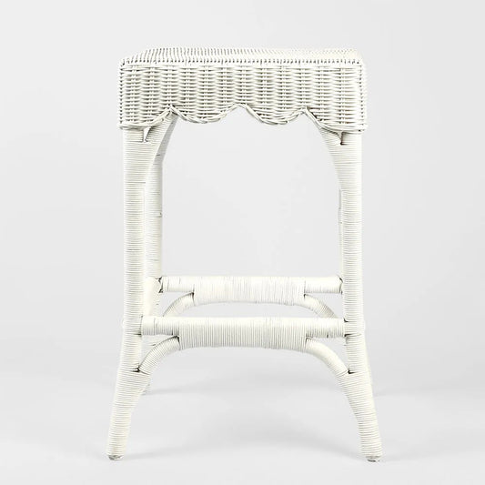 Belle Counter Stool White Outdoor Undercover