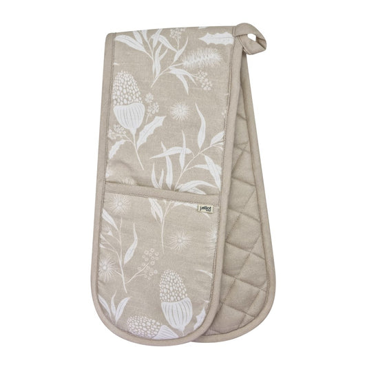 J.Elliot Bindi double Kitchen Mitt Glove grey beige