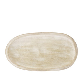 J.Elliot Brooks serving tray whitewash medium size 33x18cm