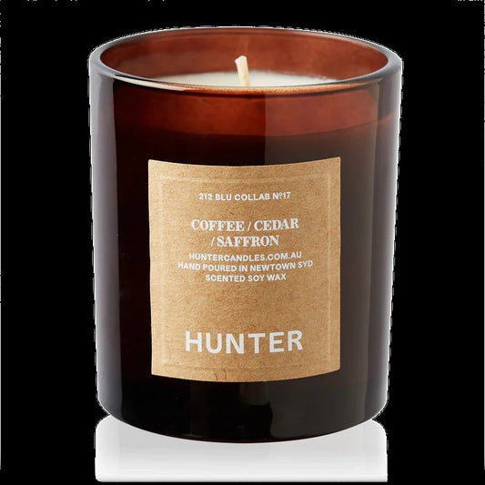 Hunter Candles Scented Candle Coffee, Cedar & Saffron