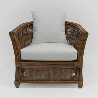 Cayman Armchair Rattan Cream Cushion PRE ORDER ETA 14/09/2026
