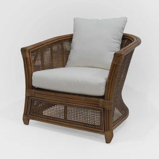 Cayman Armchair Rattan Cream Cushion PRE ORDER ETA 14/09/2026