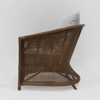 Cayman Armchair Rattan Cream Cushion PRE ORDER ETA 14/09/2026