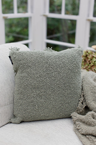Sage Cove Vintage Cotton Cushion 45X45CM