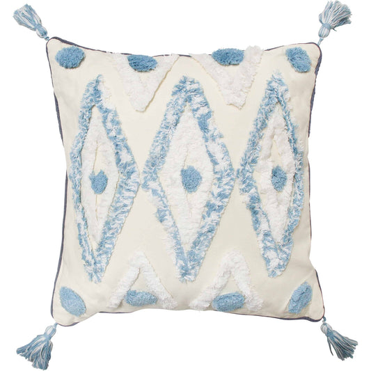 Blue Diamond Cushion