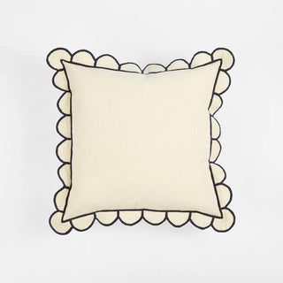 Cushion Paree Cotton Natural & Blue 50x50cm