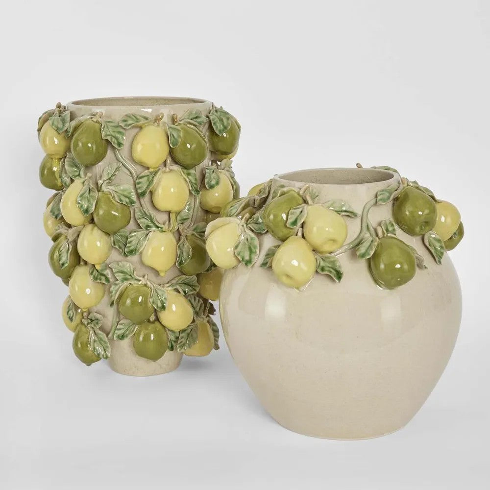 Pear Tall Vase Green & Yellow ETA 24/03/2026