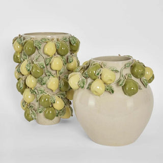Pear Tall Vase Green & Yellow ETA 24/03/2026