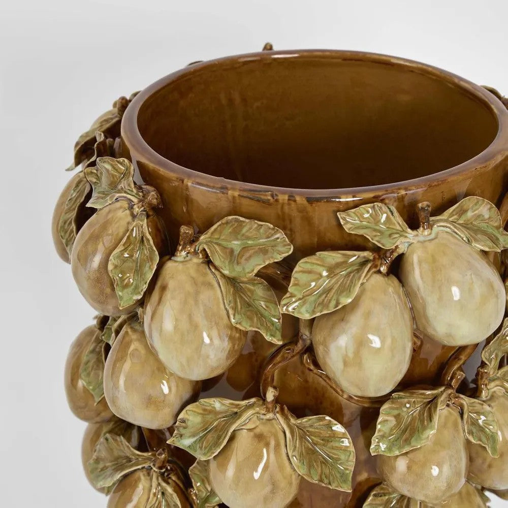 Pear Tall Vase Brown & Cream ETA 24/03/2026