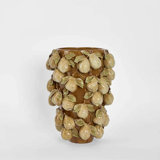 Pear Tall Vase Brown & Cream ETA 24/03/2026