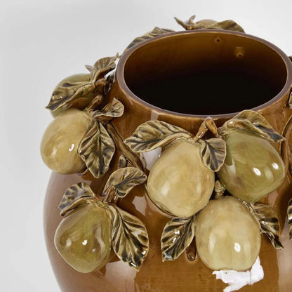 Pear Short Vase Brown & Cream ETA 24/03/2026