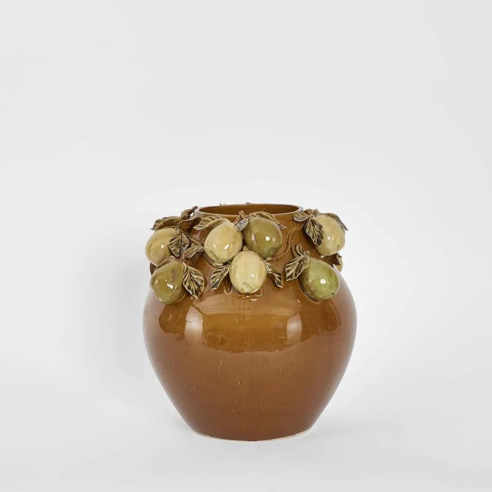 Pear Short Vase Brown & Cream ETA 24/03/2026
