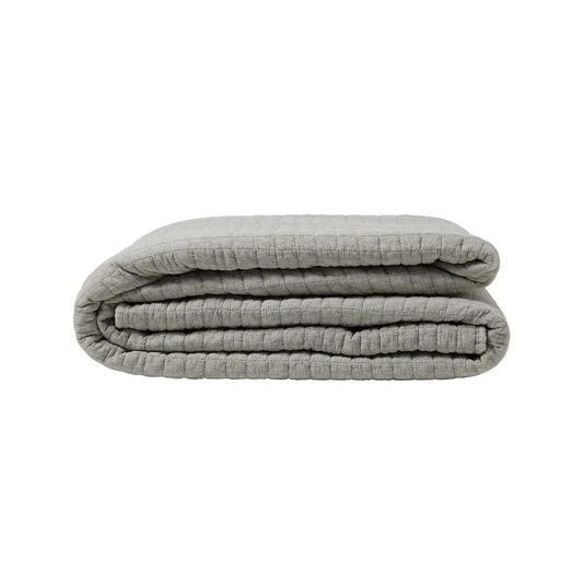 Set of 2 Diamond Coverlet Throws Luxury Interiors 240 x250cm