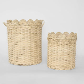 Set of 2 Rattan Festonne Baskets ETA 24/04/2026