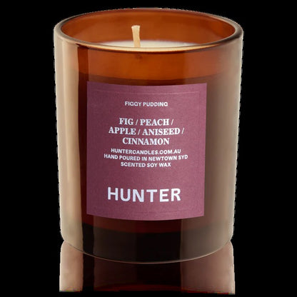 Hunter Candles Figgy pudding / apple, cinnamon, aniseed, peach