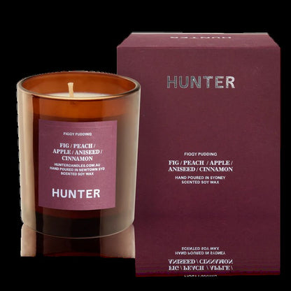 Hunter Candles Figgy pudding / apple, cinnamon, aniseed, peach