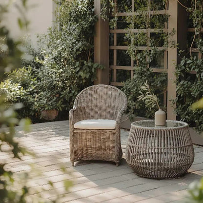 Long Island Wicker ArmChair With Cushion Outdoor Under-Cover ETA 22/11/2025