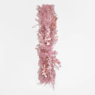 Artificial Flora Flower Table Runner Pink Foliage