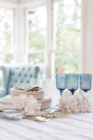 White Flower Coral Resin Sculpture