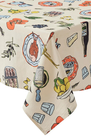 Deli Cotton Tablecloth 140x240cxm Multi