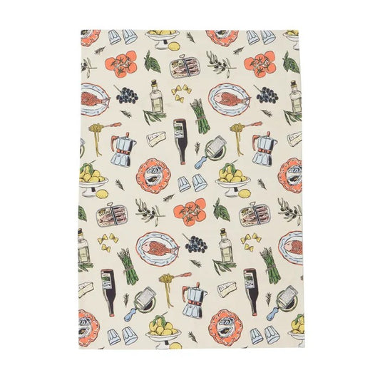 Deli Cotton Tea Towel 50x70cm Multi