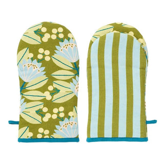 Kirra Cotton Oven Glove 16x35cm Olive