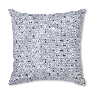 Francis Blue Linen Duck Feather Filler Cushion 55cm