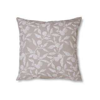 Olena Neutral Linen Cushion 55cm x55cm Feather Filled