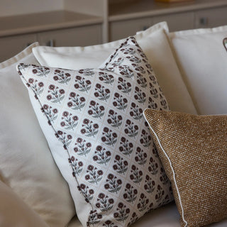 Amira Rust Cushion 55cm x55cm Feather Filled