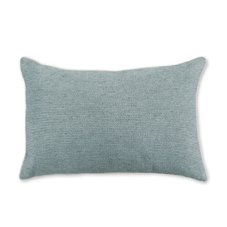 Casey Mist Blue Melange Cushion 40x60cm Feather Filled
