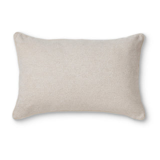 Casey Cream Textured Cushion 40x60cm Feather Filled Insert