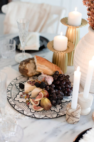 Ilona Metal Gold Small Candle Holder