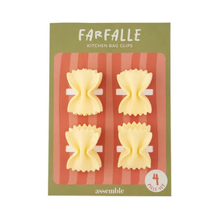 Set/4 Pasta Bag Clips 5.5 x 4.2cm