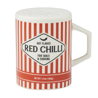 Deli Ceramic Chilli Shaker 10.5 x 10cm Red