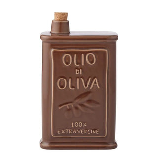 Olio Ceramic Oil Bottle 12x6x22cm Cocoa