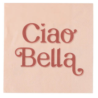 Bella 20pk 3 Ply 33cm Napkin Nude