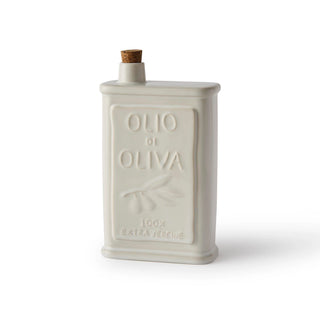 Olio Ceramic Oil Bottle 12x6x22cm Ivory