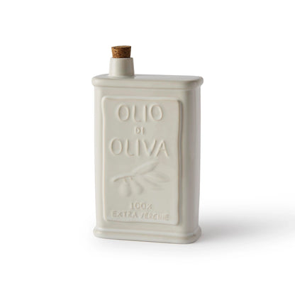 Olio Ceramic Oil Bottle 12x6x22cm Ivory