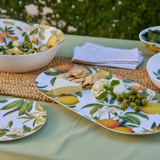Citrus Grove Melamine Oval Platter 48xw24x2cm