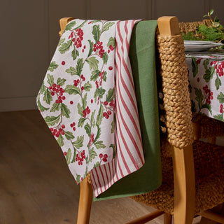 Evergreen Cotton Kitchen Christmas Teatowel Pack 3