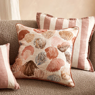 Rockpool Rust Cushion Linen Blend 50cm