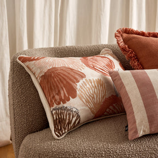 Rockpool Rust Cushion 40x60cm Linen Blend