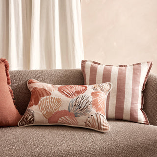 Rockpool Rust Cushion 40x60cm Linen Blend